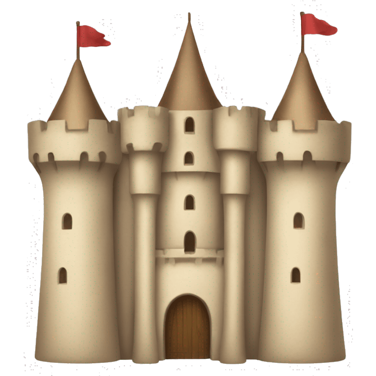 beige castle emoji