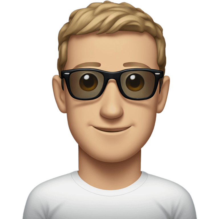 Mark Zuckerberg wearing Ray-Ban’s emoji