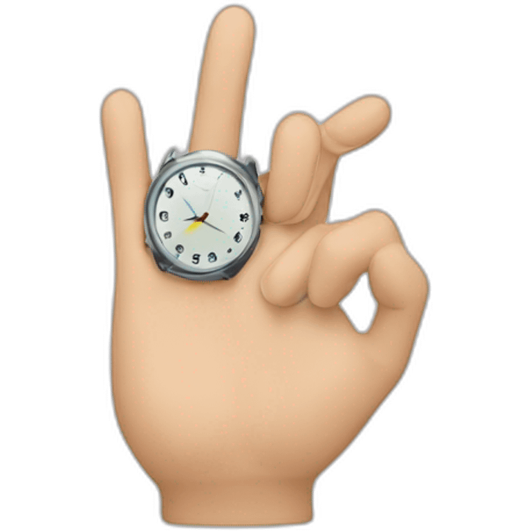 Un poing qui montre du doigt emoji