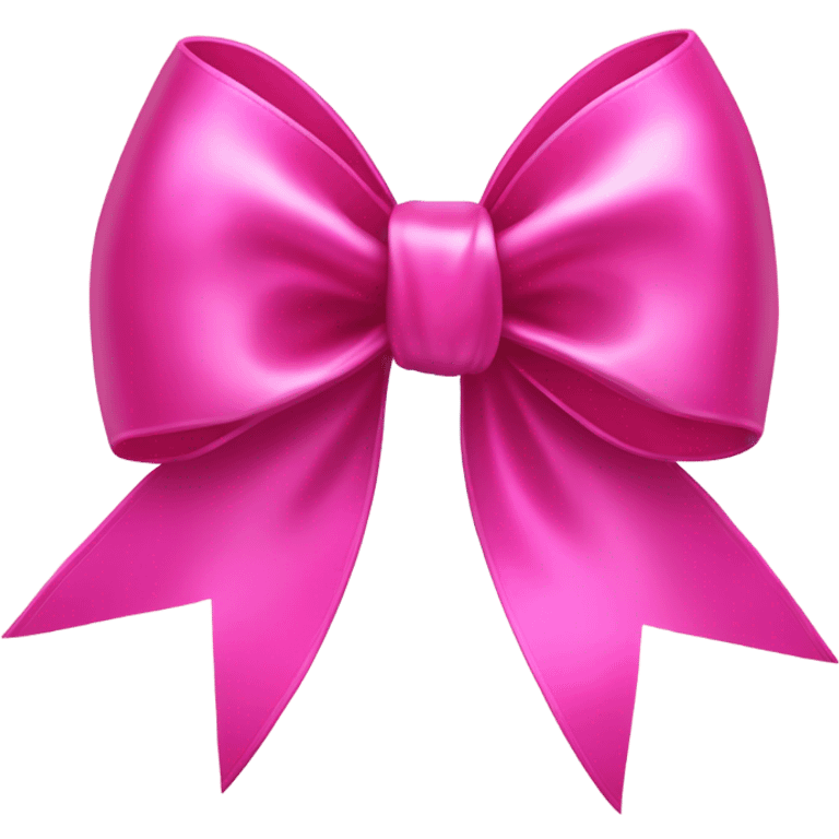 Pink bow emoji