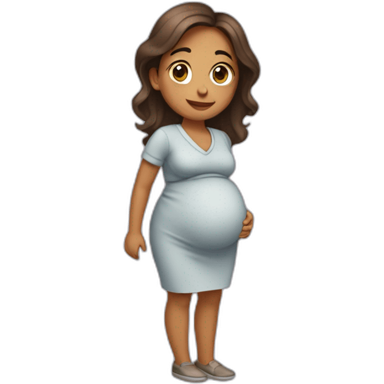 ոաիwaiting for maternity leave emoji