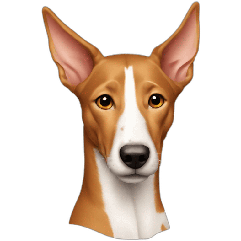 Hombre con podenco marrón emoji