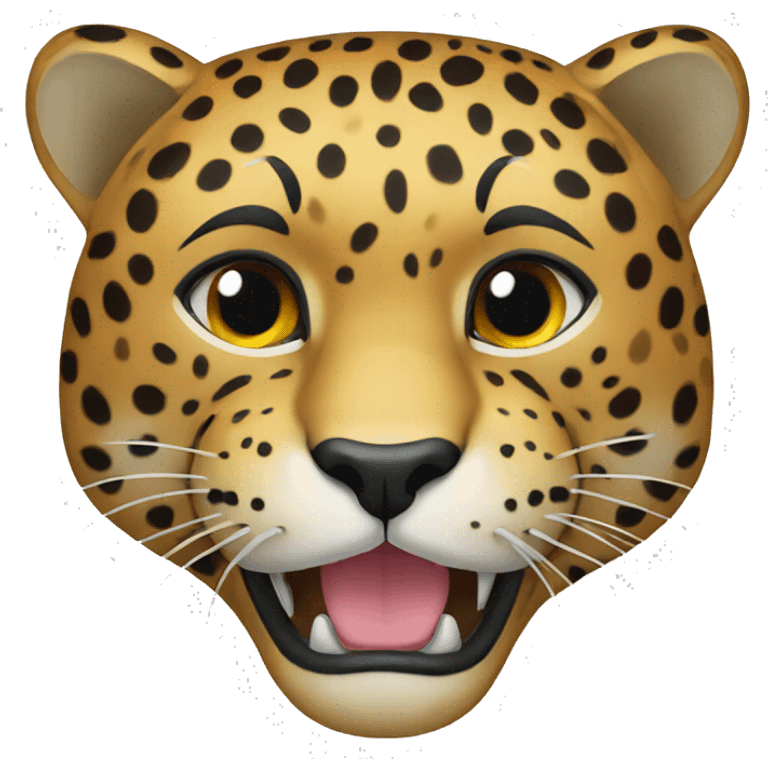 Jaguar full body standing emoji