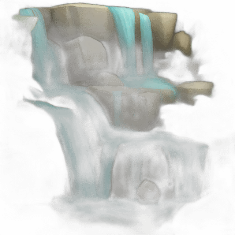 Cascada de agua emoji