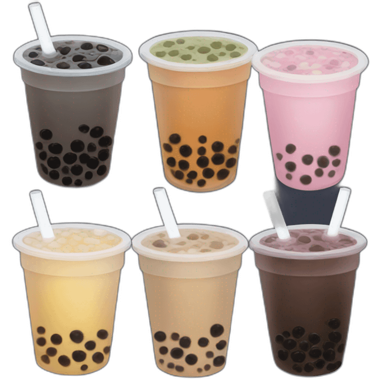 darkness bubble tea emoji