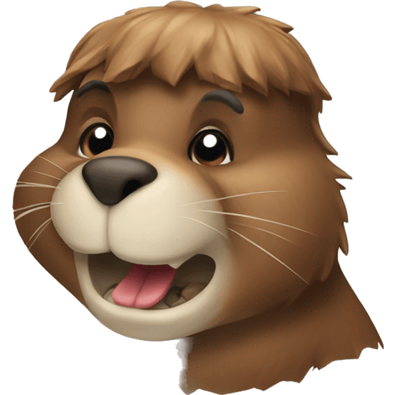 The beaver who conceived a prank emoji