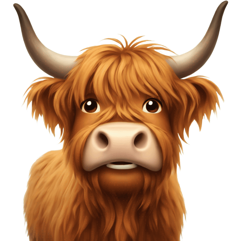 Highland cow emoji