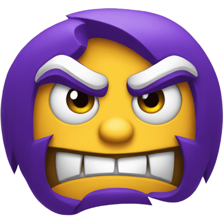 Face angry lsu log emoji