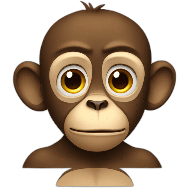 sad monkey emoji