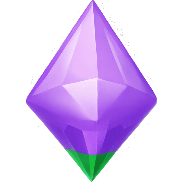 The Sims 4 plumbob light purple emoji