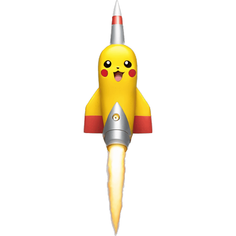 pikachu rocket emoji