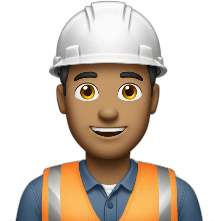 Man who works for construction emoji