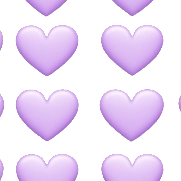 lilac heart emoji emoji