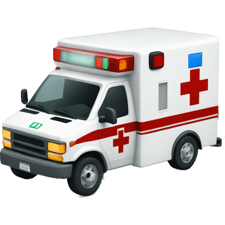 emergency ambulance rushing emoji