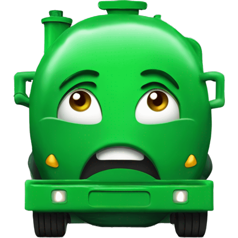 green fuel tanker emoji