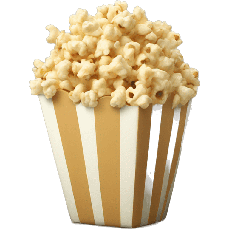 Beige popcorn  emoji