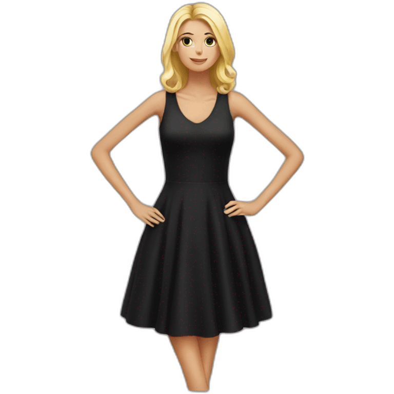 Black dress emoji