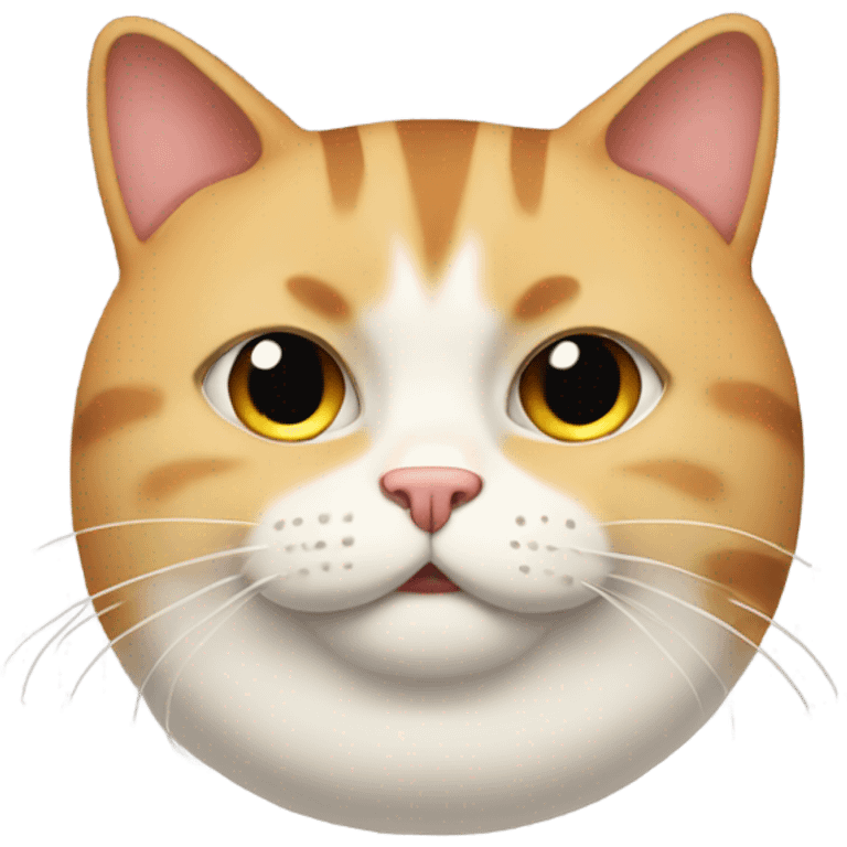 A fat cat  emoji