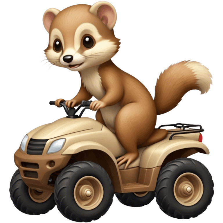 weasel riding a four wheeler emoji