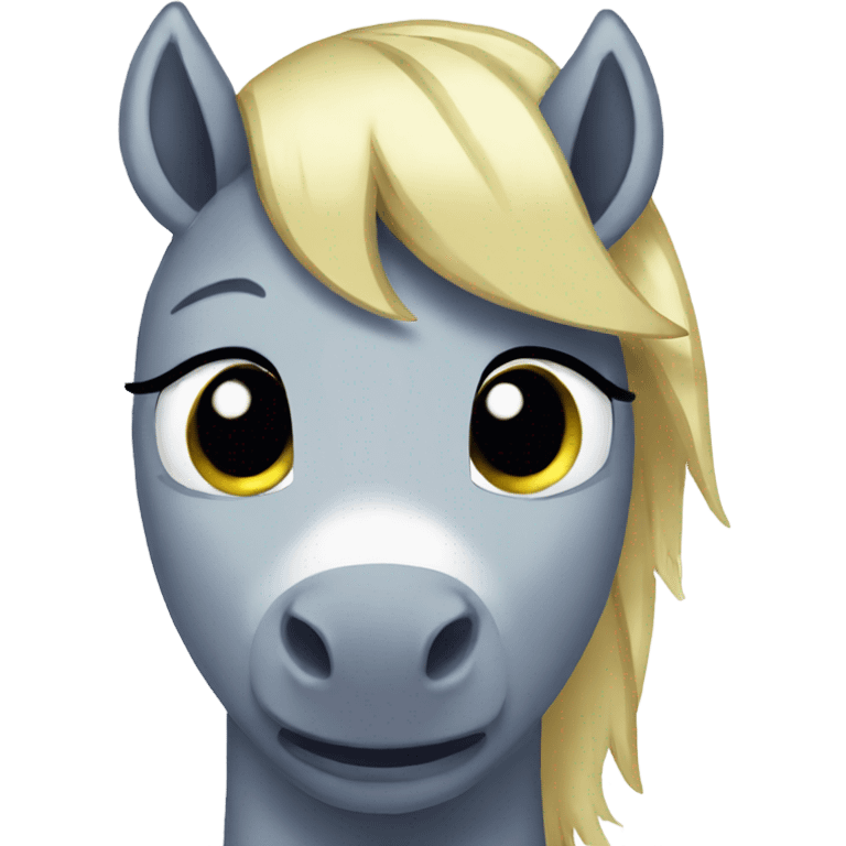 Sad pony emoji