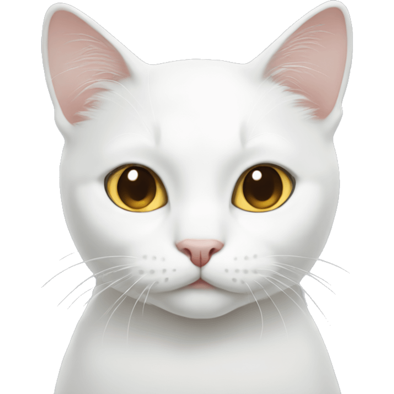 White cat emoji