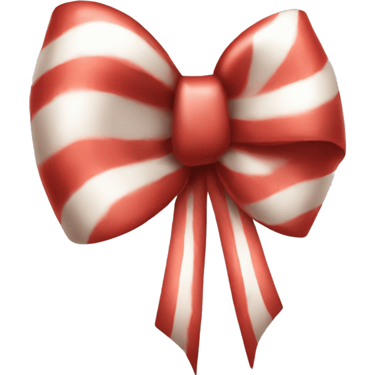  Peppermint bow red emoji