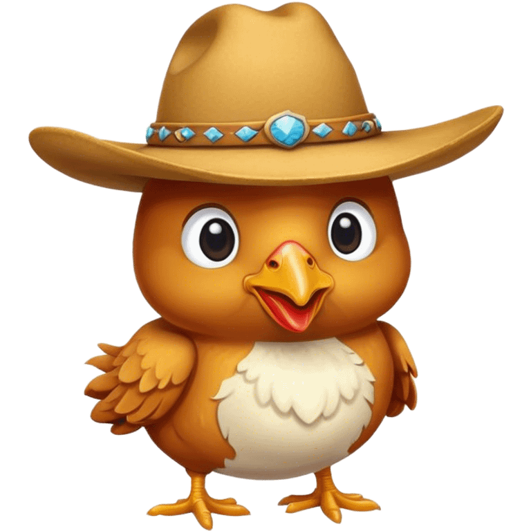 Cowboy chicken nugget gegegegedo￼ emoji