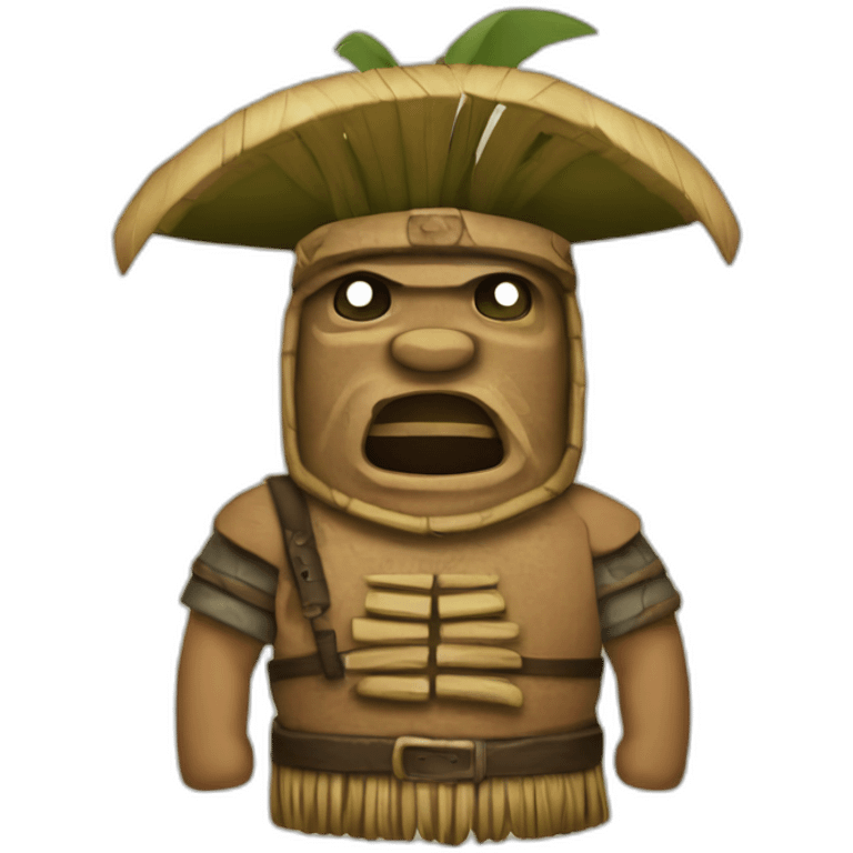 Tiki-marquisian-soldier emoji