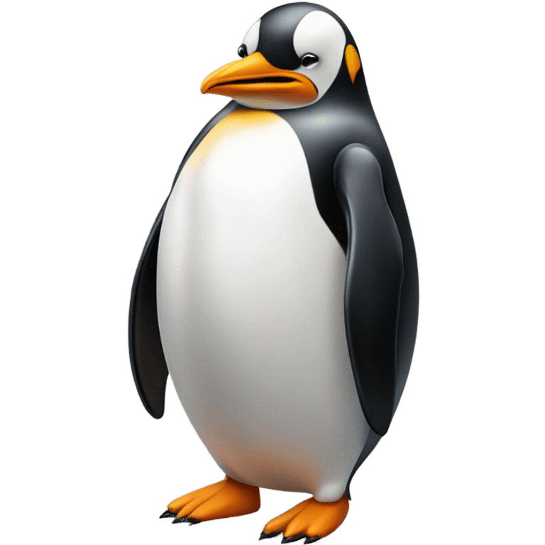 Sick penguin  emoji