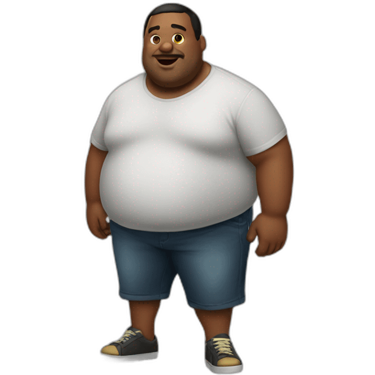 Big fat man emoji