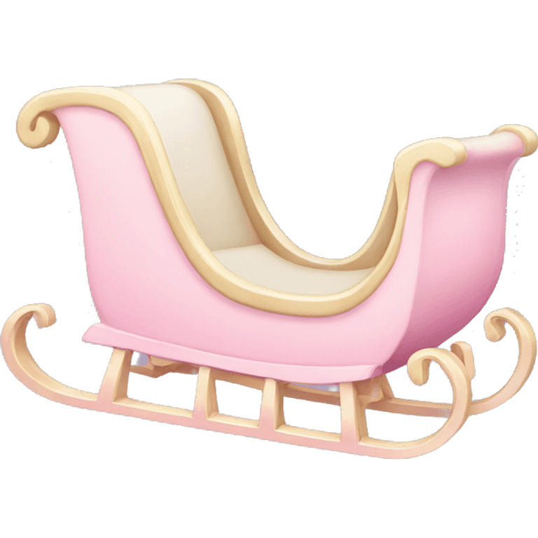 light pink sleigh emoji