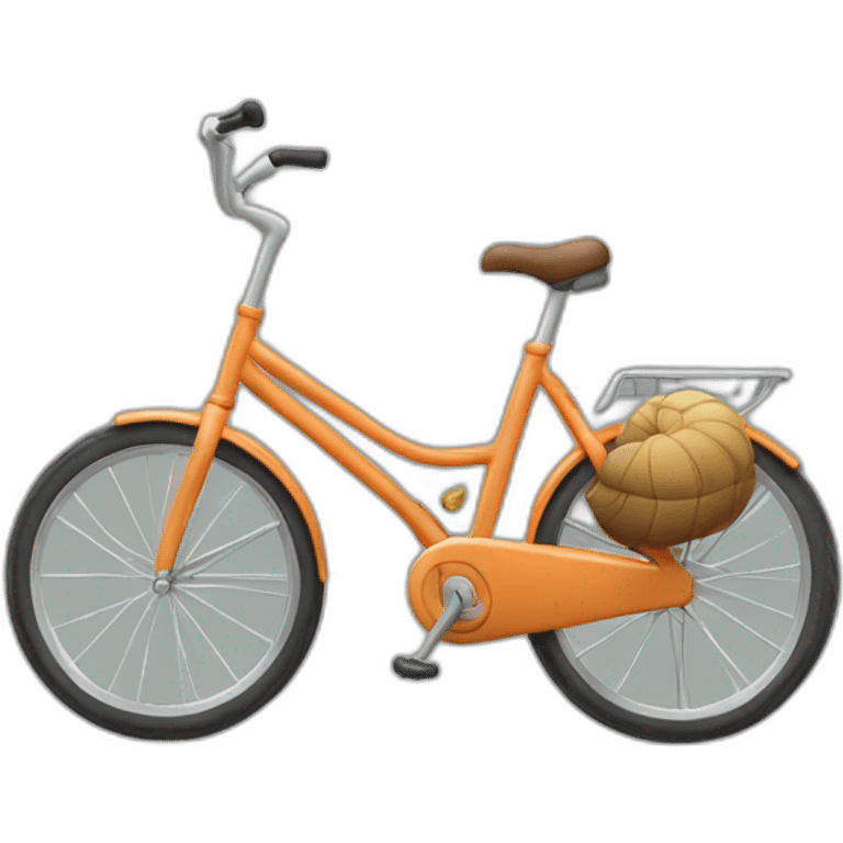 Bicicleta caracol emoji