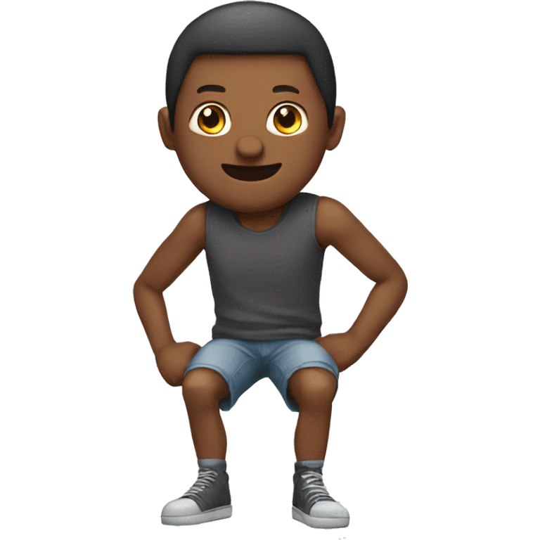 Knee guy emoji