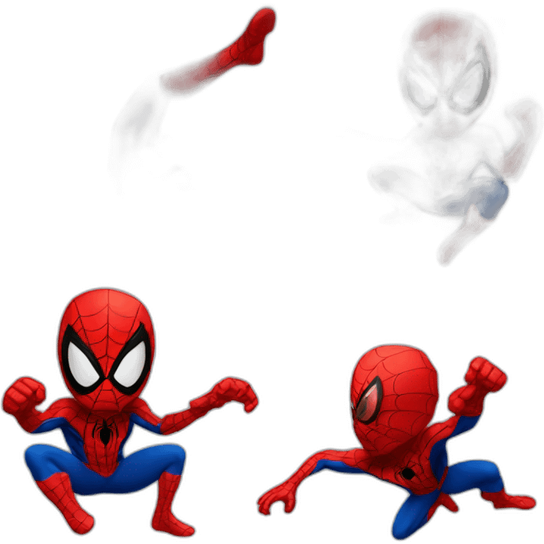 Spiderman kick & bass emoji