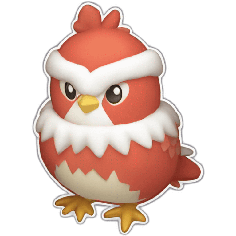 Pokemon Delibird Badge Winter Slowflake GiftBox 2023 emoji