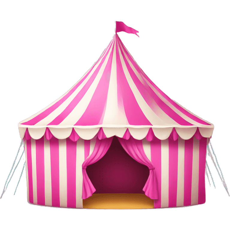 pink carnival tent emoji