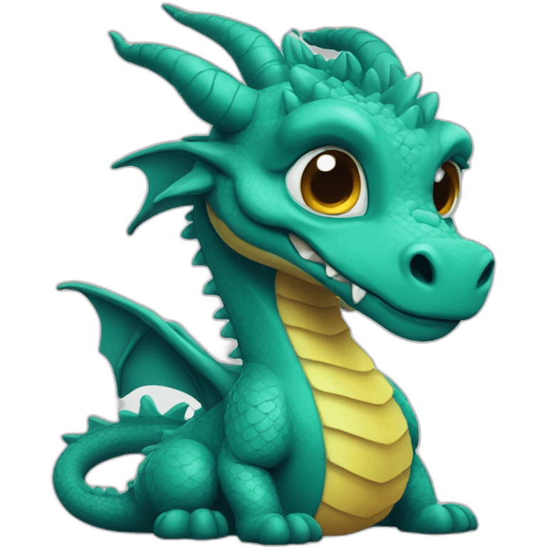 dragon cute rich emoji