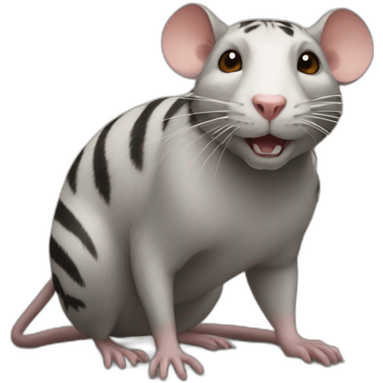 rat with Tiger emoji