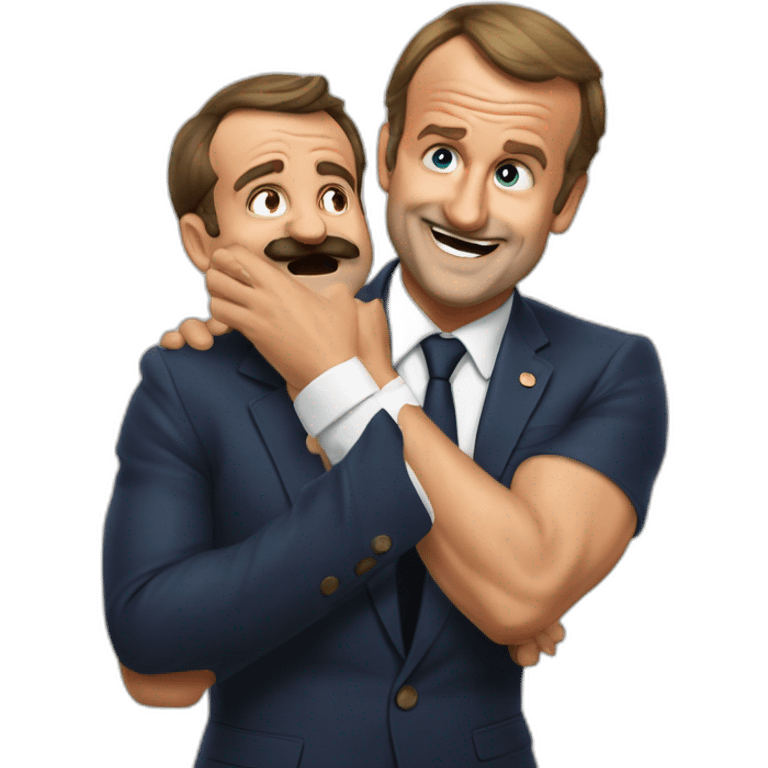 risitas slapping macron funny emoji