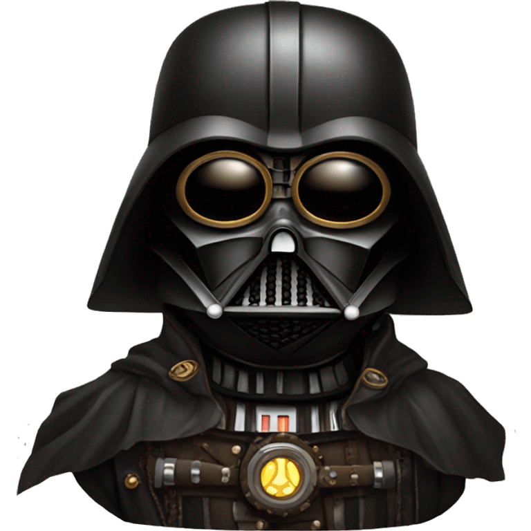 Darth Vader steampunk style emoji