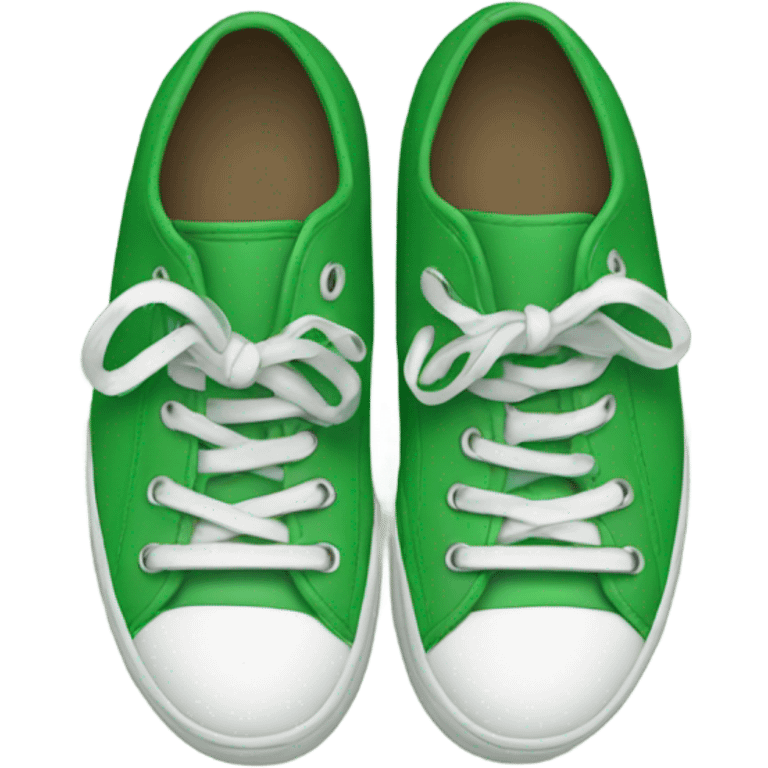 Green shoes  emoji