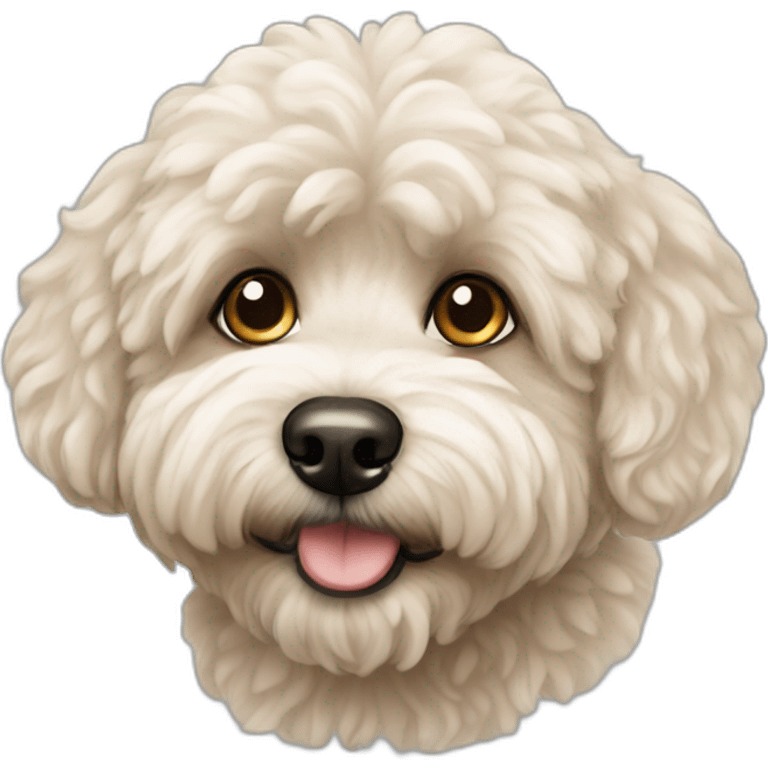 Maltipoo dog emoji