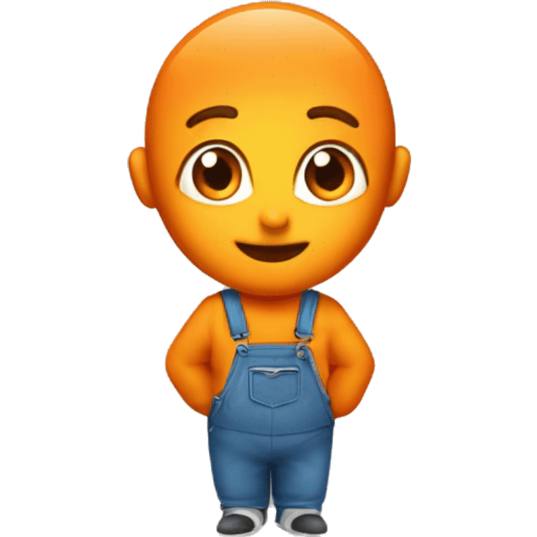 Orangenes Herz  emoji