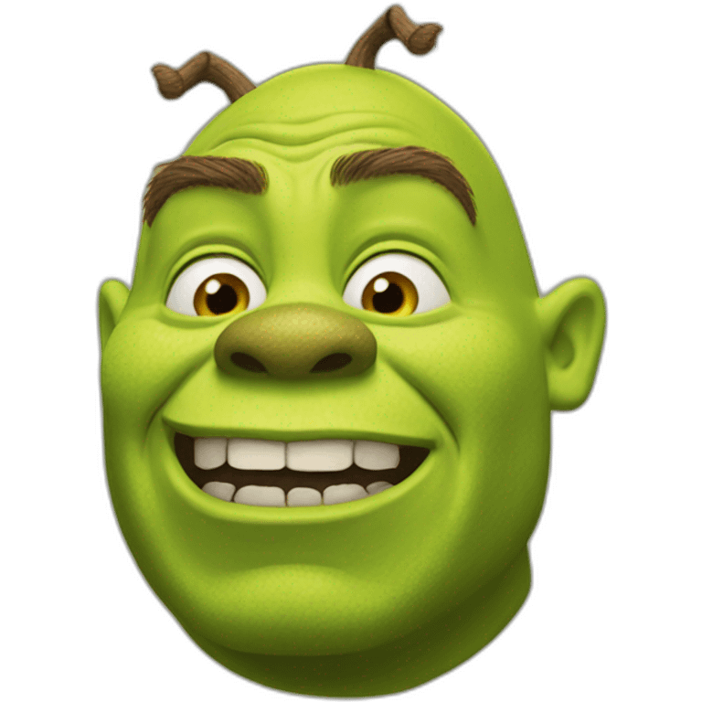 shrek énervé  emoji