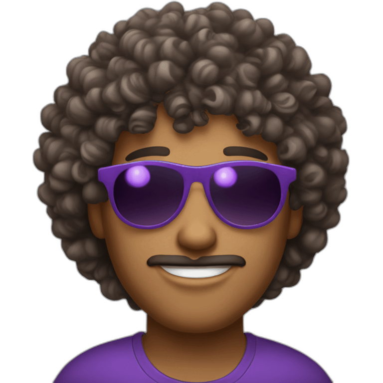 curly-hair-purple-cool-guy-round-star-sunglasses emoji