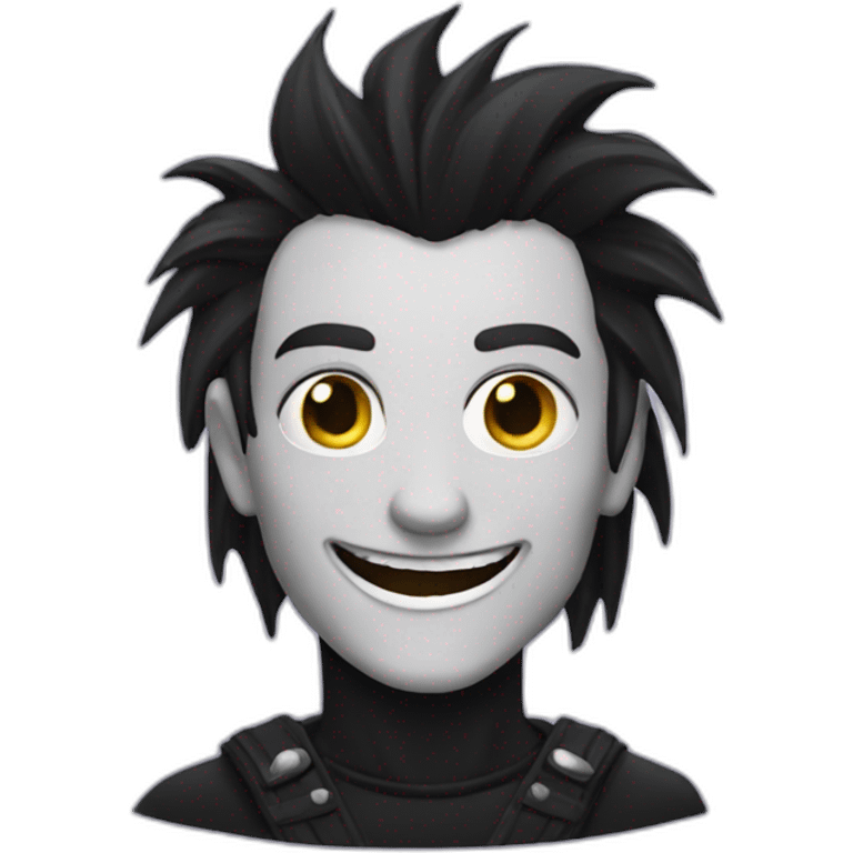 happy-goth-man emoji