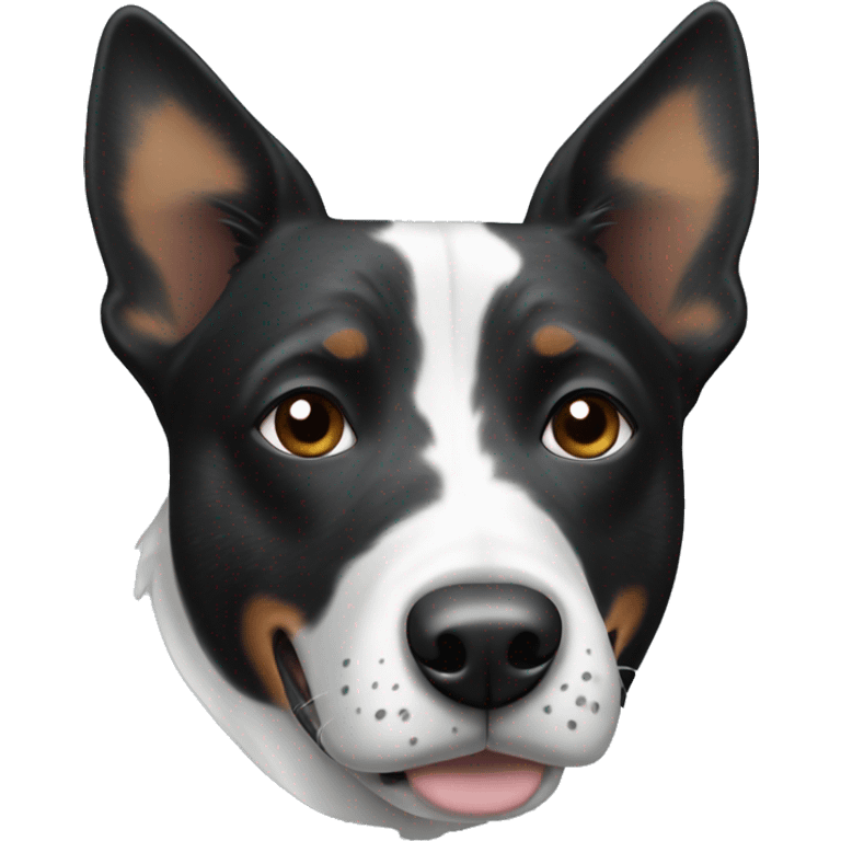 Black and White Cattle Dog emoji