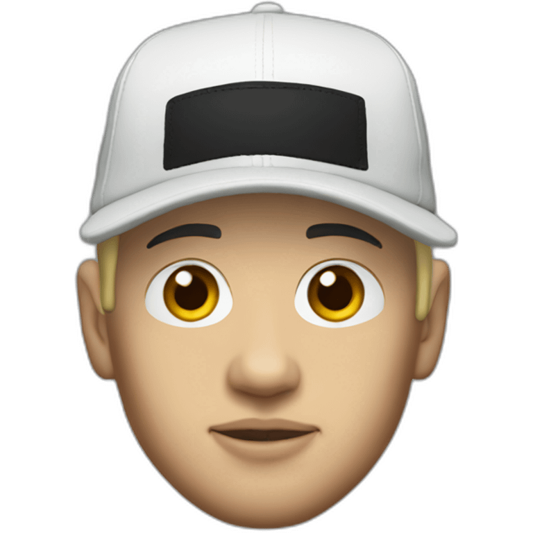 Eminem wearing a kangol hat emoji