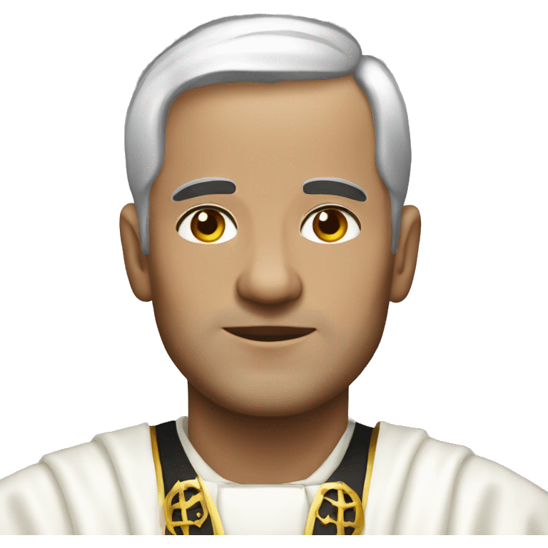 spanish priest white robes emoji