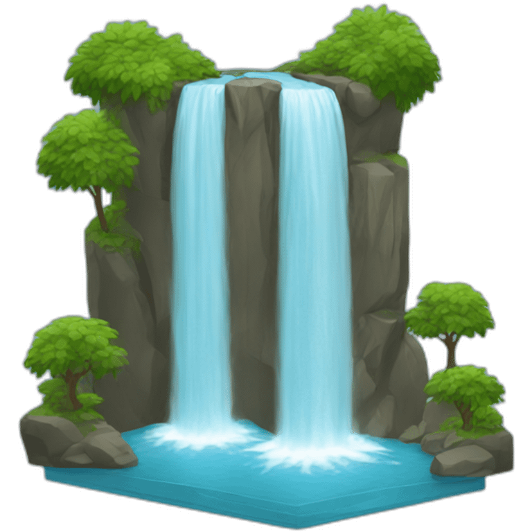 Waterfall emoji